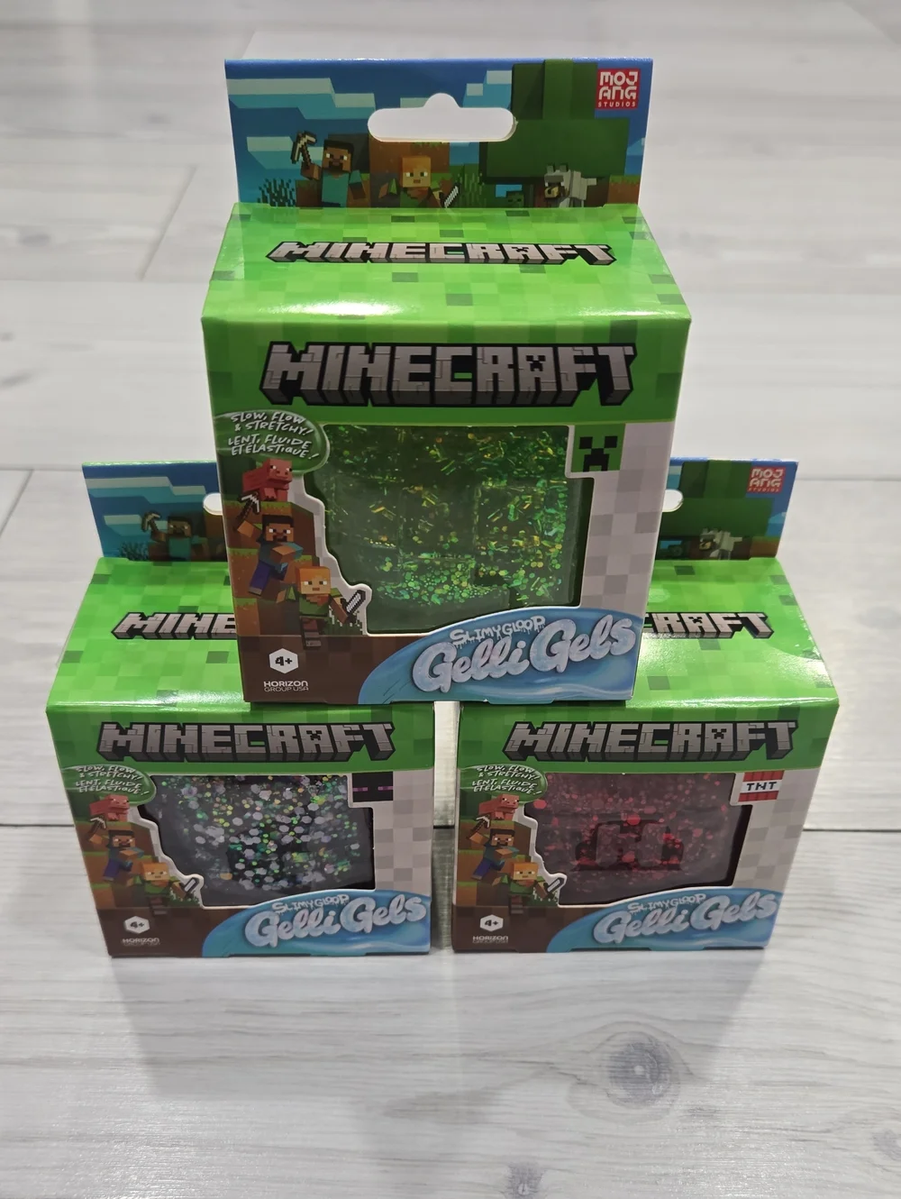 Minecraft Gelli Gels - Creeper, TNT, And Enderman